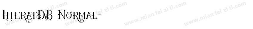 LiteratDB Normal字体转换